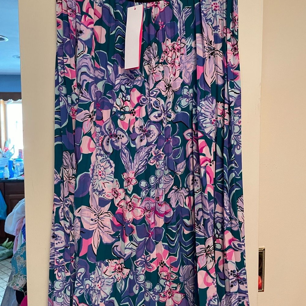 Lilly Pulitzer NWT Giavana pleated Skirt size Large